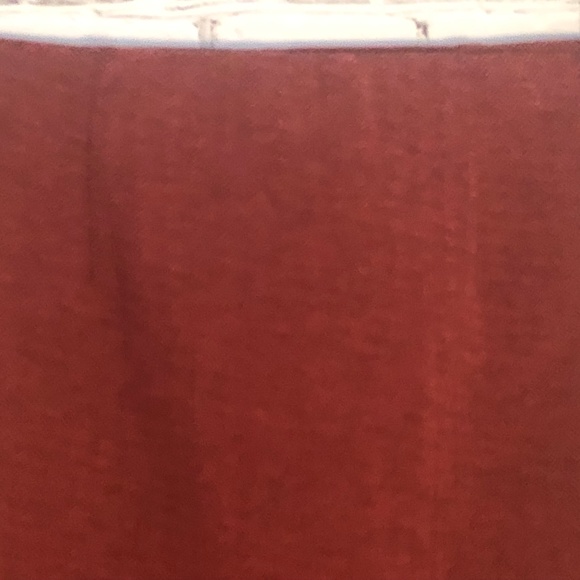 J. Jill Women's Red Chevron Stretch Skirt - Picture 8 of 8